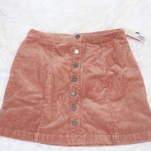 Pink corduroy skirt! NEW